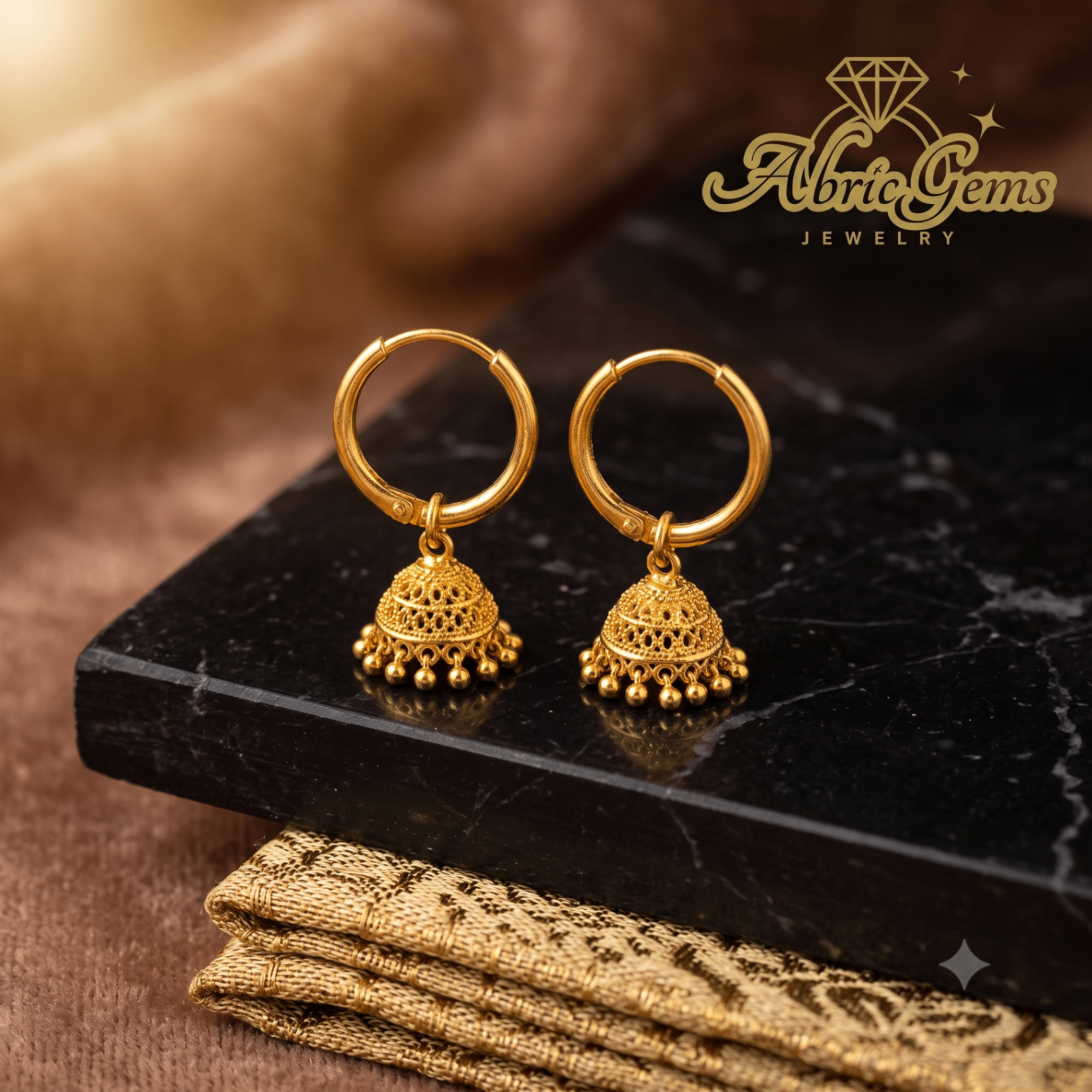 Jhumka earrings