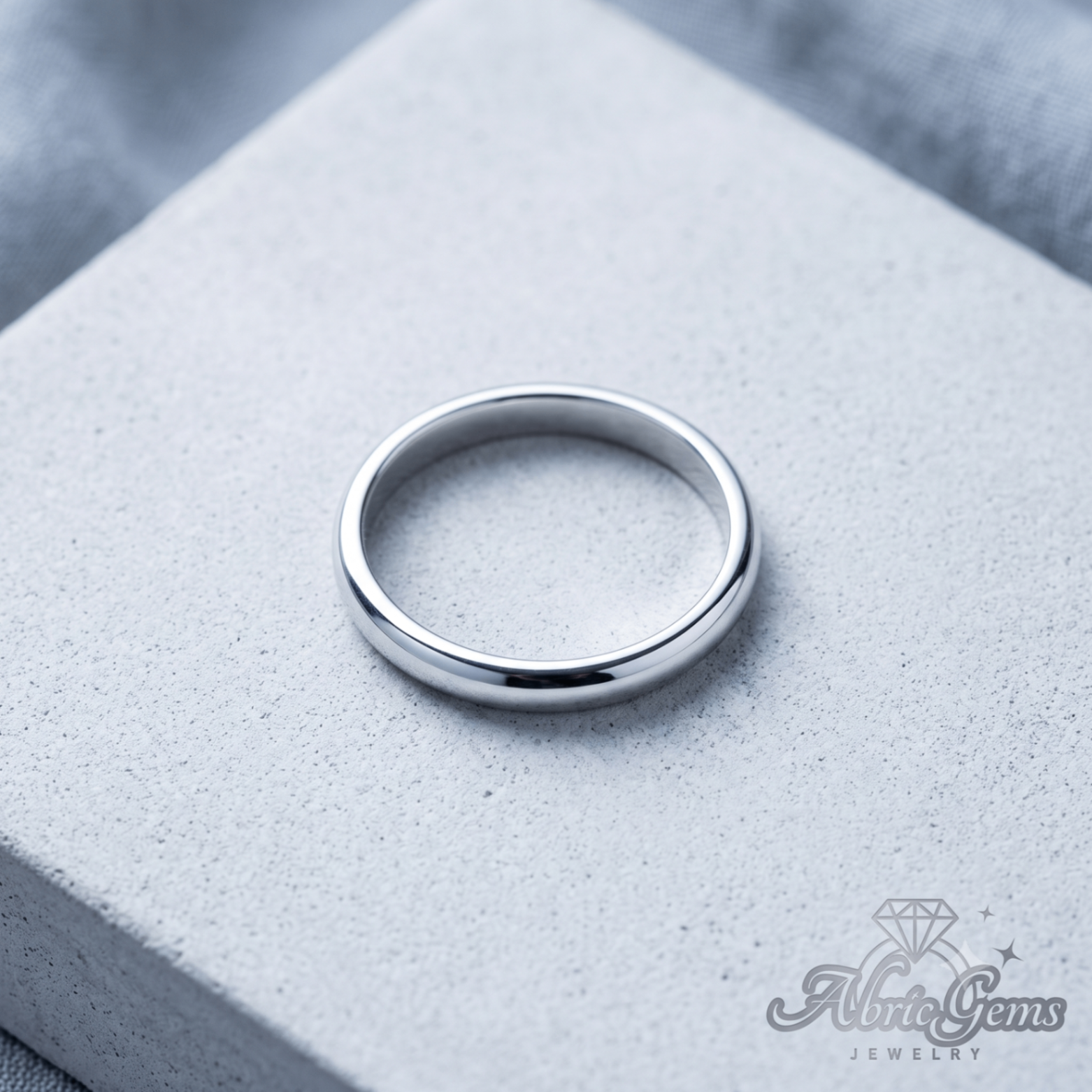 Silver Classic Comfort Band